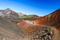 Hiking in the Colorful desert of Haleakala National Park, Maui, Hawaii