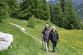 Hiking couple