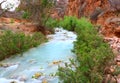 Hiking and creek - Beautiful Landscape - Havasupai Grand Canyon National Park Arizona AZ USA