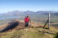 Hiking on Cruach Mharthain