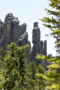 Hiking in Custer State Park, South Dakota Royalty Free Stock Photo