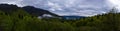 Hiking on a evening in Bucegi mountains