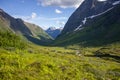Hiking Geirangerfjorden in Norway Royalty Free Stock Photo