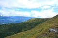 Hiking in Goldeck Austria; valley views; panorama