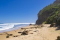 hiking the great ocean walk on wreck beach, victoria in australia Royalty Free Stock Photo
