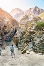 Hiking in Hajar Mountains in UAE