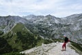 Hiking in Hochschwab Mountains  Hochschwabgebirge  Steiermark  Austria Royalty Free Stock Photo