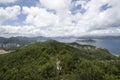 Cloud, sky, highland, mountainous, landforms, mountain, ridge, mount, scenery, hill, wilderness, coast, promontory, station, tree, Royalty Free Stock Photo