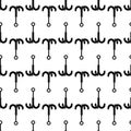 Hiking hook pattern seamless vector