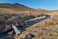 Hiking in Iceland Royalty Free Stock Photo