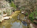 Hiking at Miyajima Island, Hiroshima, Japan Royalty Free Stock Photo