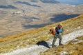 Hiking on Monte Vettore Royalty Free Stock Photo