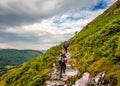 Hiking on Mountain Path, Ben Nevis, Scotland