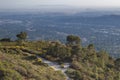 Hiking in the mountains in Los Angeles