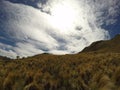 View of the Mountains in Capilla del Monte, CÃÂ³rdoba, Argentina at the Lake Los Alazanes Royalty Free Stock Photo