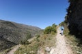 Hiking on Mozarabic trail, Vall de Laguart, Spain