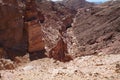 Hiking in Nahal Sharbit, South Israel