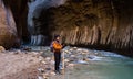 Hiking the Narrows in Zion NP