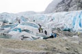 Hiking on Nigardsbreen Glacier - Norway