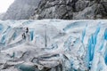 Hiking on Nigardsbreen Glacier - Norway