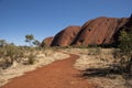Hiking The Olgas Royalty Free Stock Photo