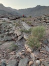 Hiking in Oman mountains