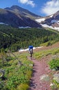 Hiking out of a Mountain Valley