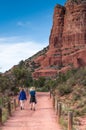 Hiking Past Red Rocks in Sedona Arizona