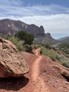 Hiking path in Kolob canyon