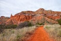 Hiking path in Palo Duro Canyon Texas Royalty Free Stock Photo
