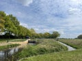 Hiking path next to Marienberg vechtkanaal