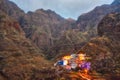 Hiking path in Santo Antao, Cape Verde Royalty Free Stock Photo