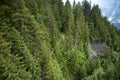 Hiking path in the Swiss Alps Royalty Free Stock Photo