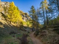 Hiking Path to Crampiolo in Alpe Veglia and Alpe Devero Natural Park Royalty Free Stock Photo