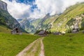 On the hiking path towards Santis Royalty Free Stock Photo