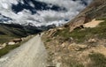 Hiking path in Wallis, shot near Stellisee/Blauherd