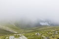 Hiking on the peak of Retezat mountain