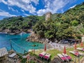 Hiking portofino san fruttuoso trail by the sea landscape