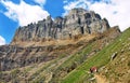 Hiking in the Rocky Mountains, Alberta, Canada Royalty Free Stock Photo