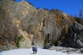 Hiking route to the gorge of the river White Irkut