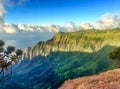 Hiking the scenic Kalalau Trail to the scenic Na Pali Coast in Kauai Hawaii