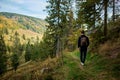 Hiking through the Schwarzwald in germany