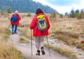 Hiking seniors 9 Royalty Free Stock Photo