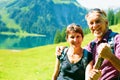 Hiking Seniors Royalty Free Stock Photo