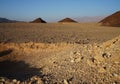 Hiking in Shehoret hills national park in sunset Royalty Free Stock Photo