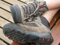Hiking shoes Royalty Free Stock Photo