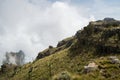 Hiking in the Simien Mountains, Ethiopia Royalty Free Stock Photo