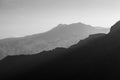 Hiking in the Simien Mountains, Ethiopia Royalty Free Stock Photo