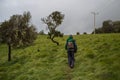 Hiking in the Simien Mountains with Scout, Ethiopia Royalty Free Stock Photo