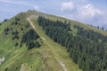 Hiking in slovenian mountains. Hike from Soriska planina to Lajnar and surrounding hills.